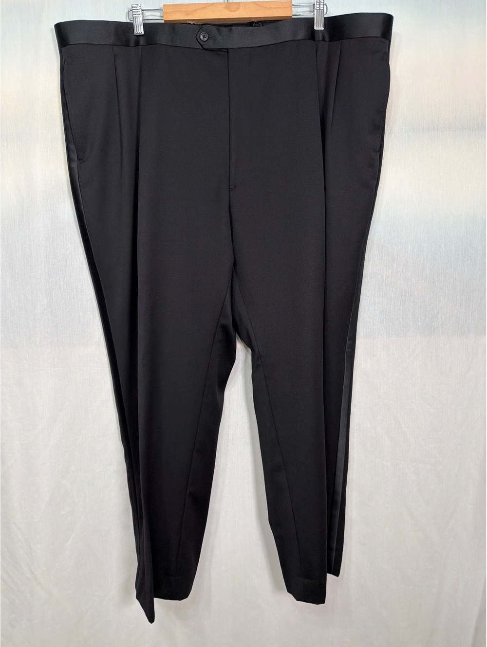 Pronto Uomo Black Tuxedo Pants Size 48